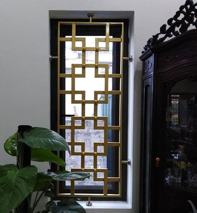 mau chan song cua so inox 304 nghe thuat