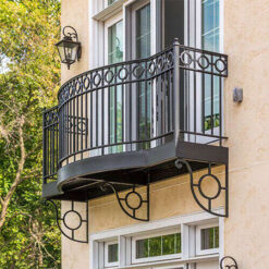 mau lan can cho ban cong tu sat dep