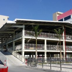 Nhà để xe khung thép tiền chế